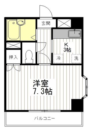 北仙台駅 徒歩2分 7階の物件間取画像